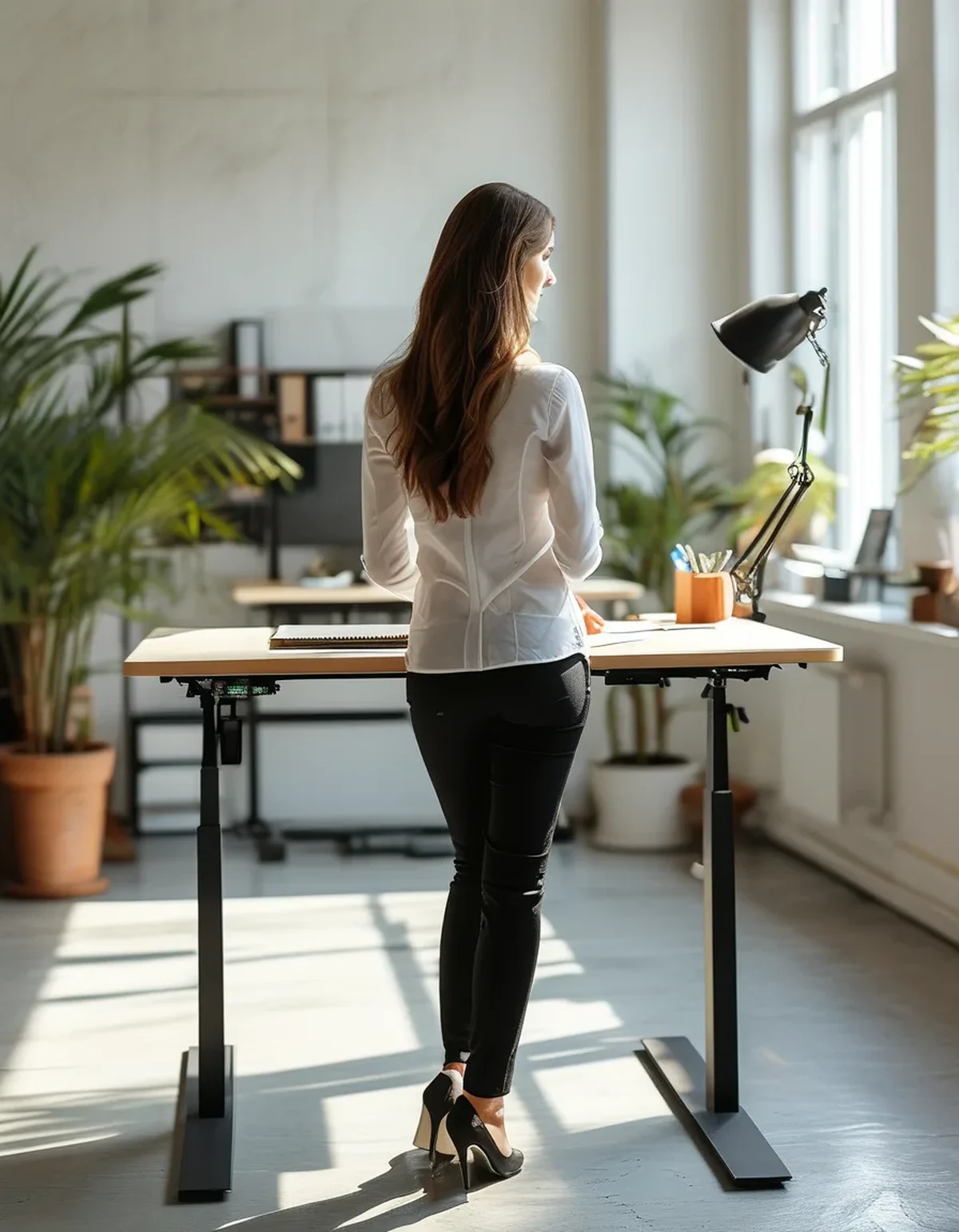 The Standing Desk Height Mistake Tall Office Workers Make Constantly
