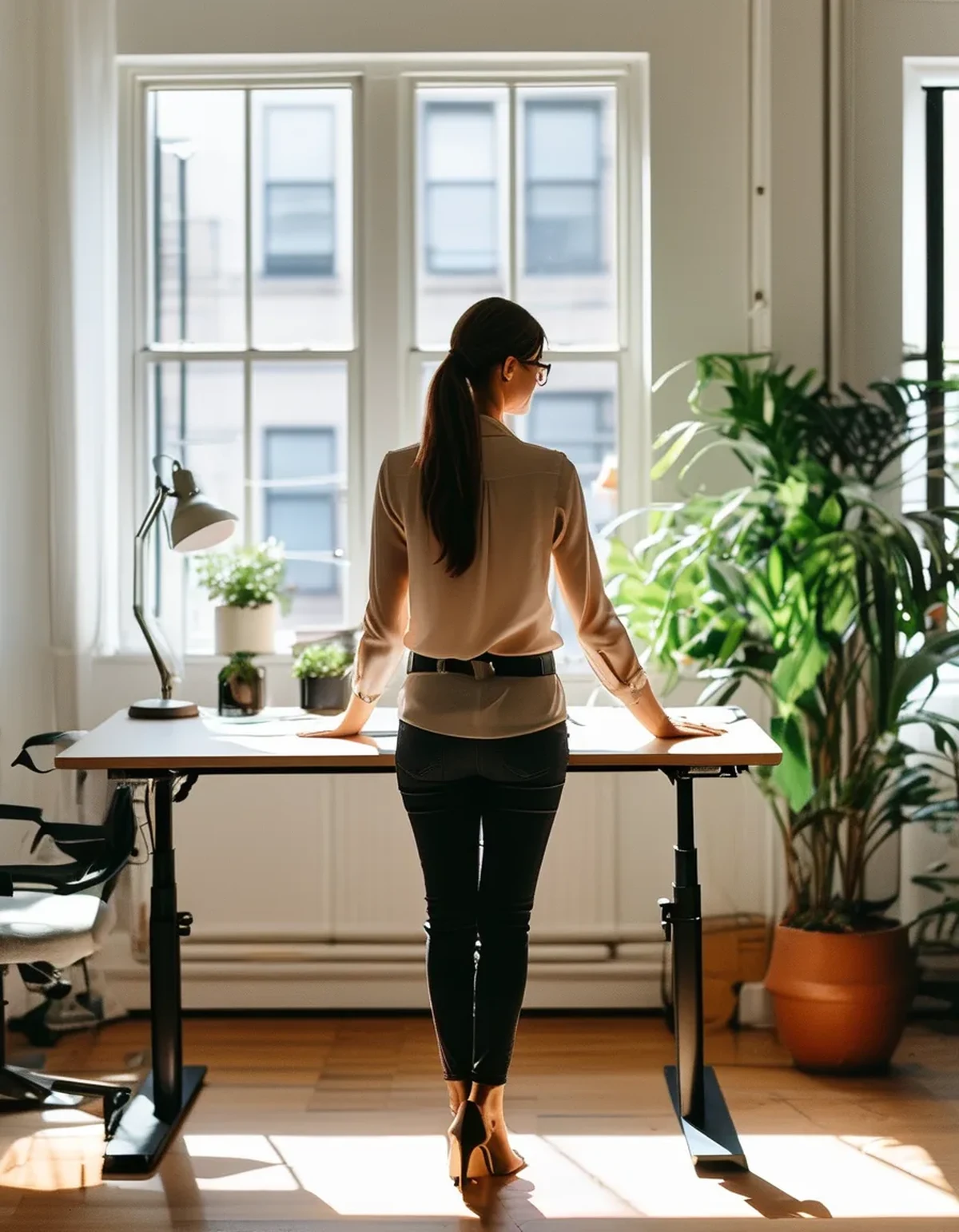 The Standing Desk Height Mistake Tall Office Workers Make Constantly